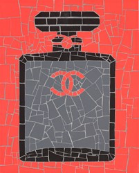 Chanel Rouge by David Arnott - Original Mosaic sized 12x15 inches. Available from Whitewall Galleries
